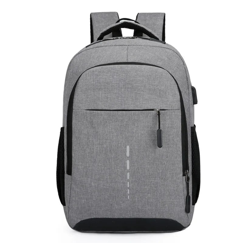 Backpack Laptop Bag USB Port Travel Commuter Reflective - Image 8