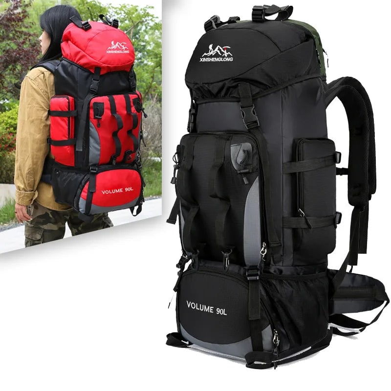 Backpack Large Hiking Outdoor Multi Compartment 90l - Image 5