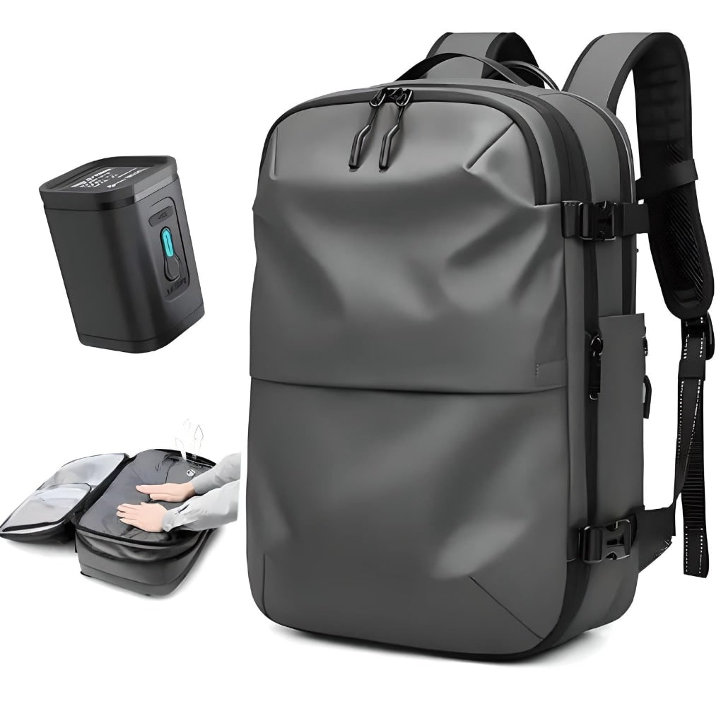 Backpack Travel Bag Vacuum Pump Compression Kit - Image 3