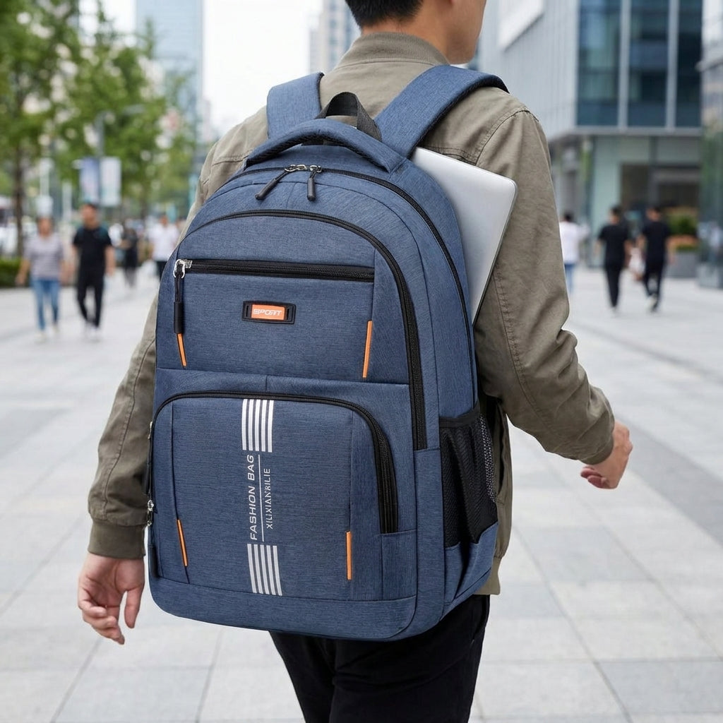 Backpack Work Multi-Compartment Fabric Utility Travel - Image 1