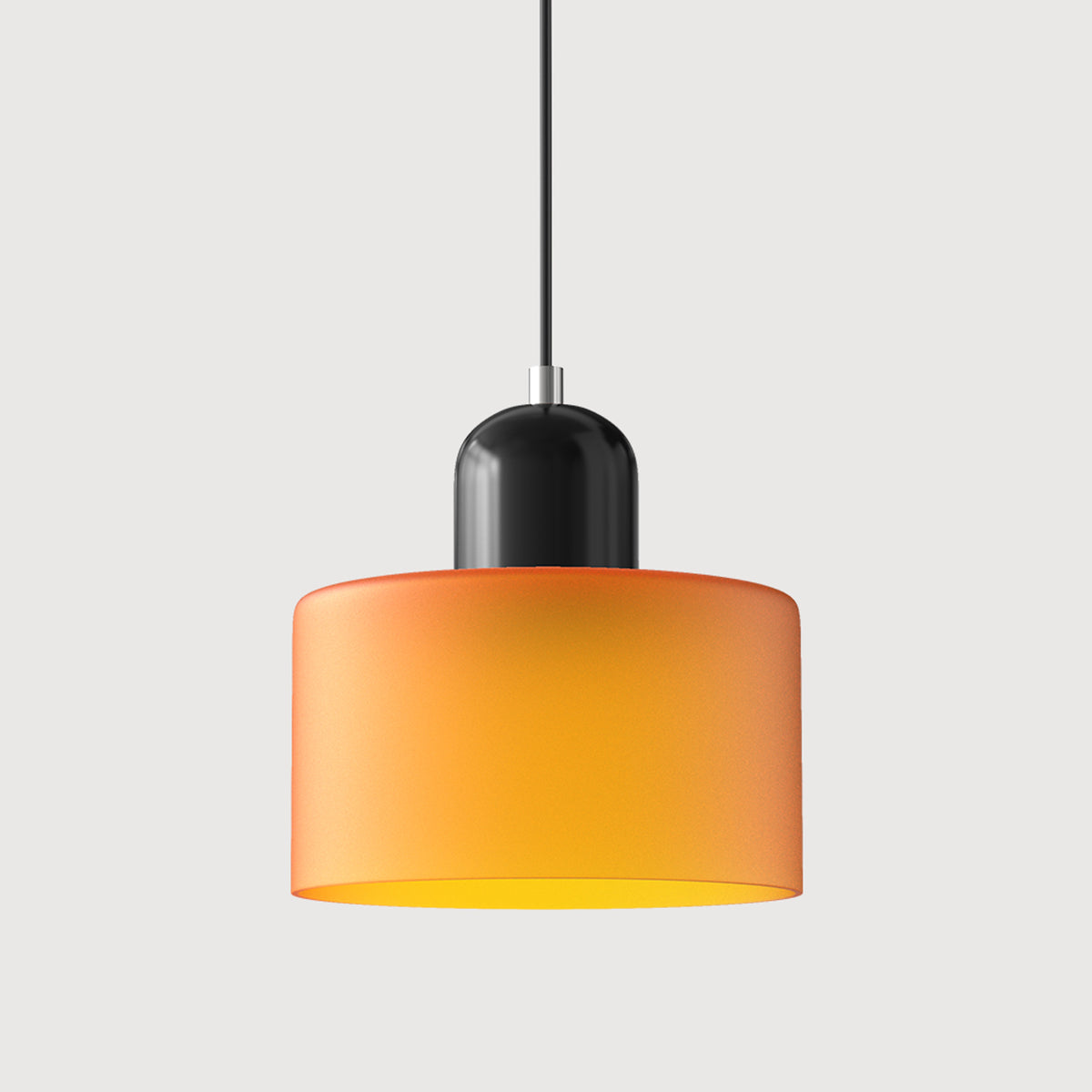 Bauhaus Pendant Light With Coloured Glass Shade - Image 22