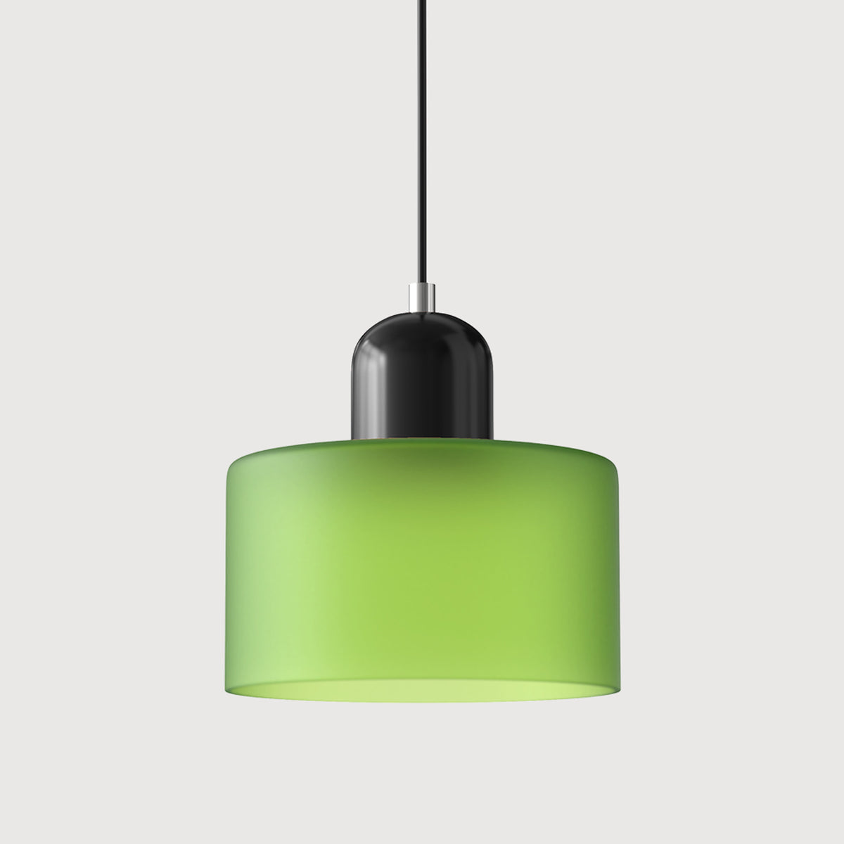 Bauhaus Pendant Light With Coloured Glass Shade - Image 34