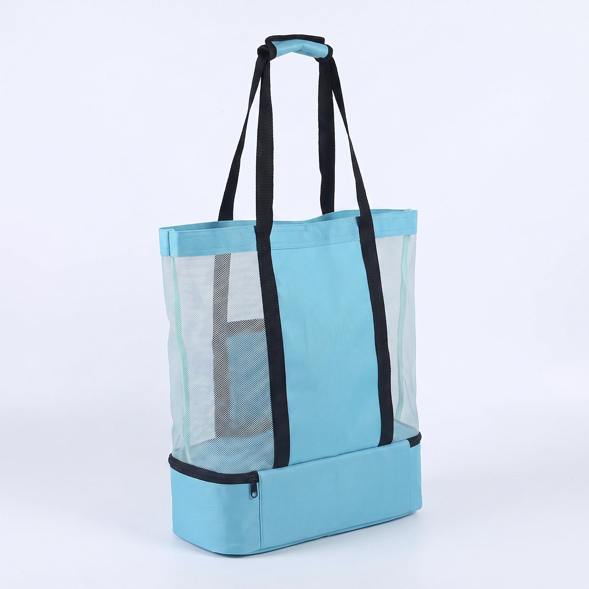 Lunch Bag Insulated Beach with Cooler 2 Compartment - angle