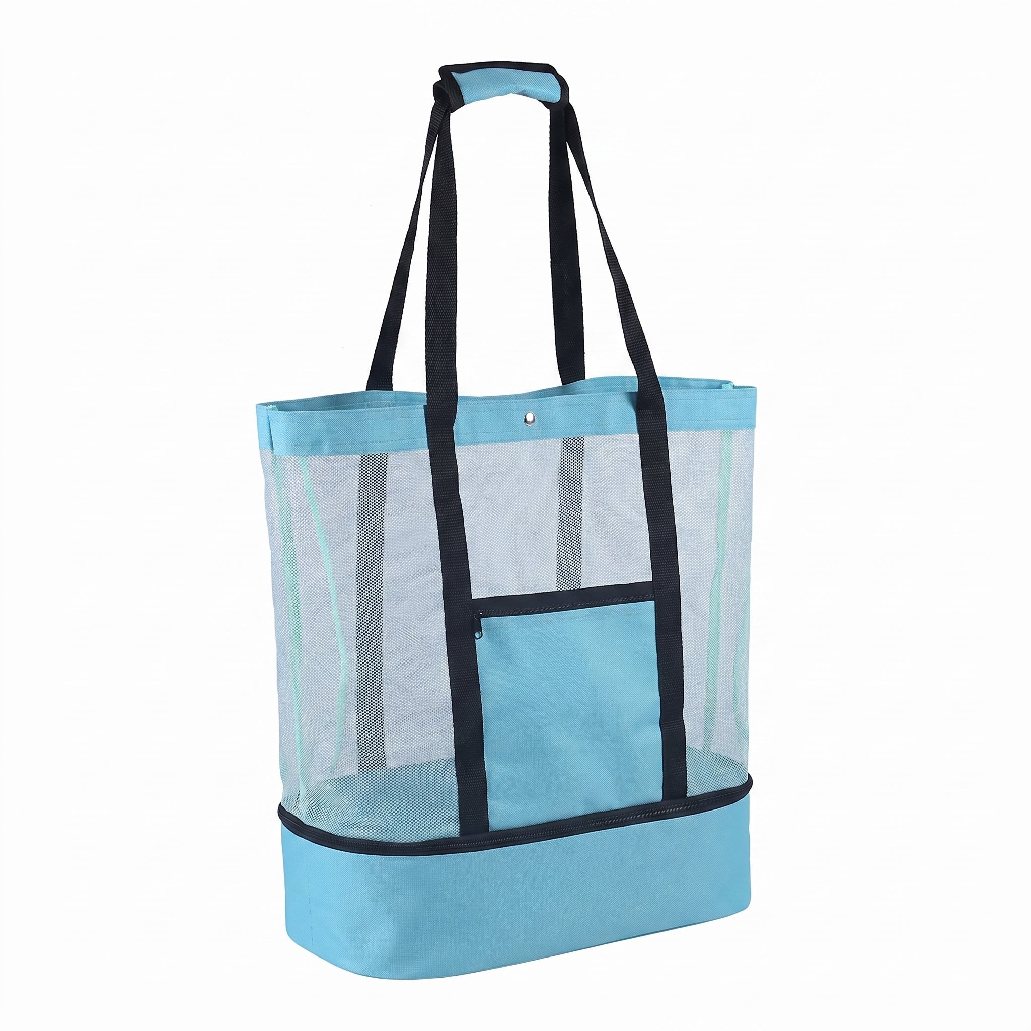 Portable Cooler Soft Lunch Bag Mesh Insulated Beach Tote - studio