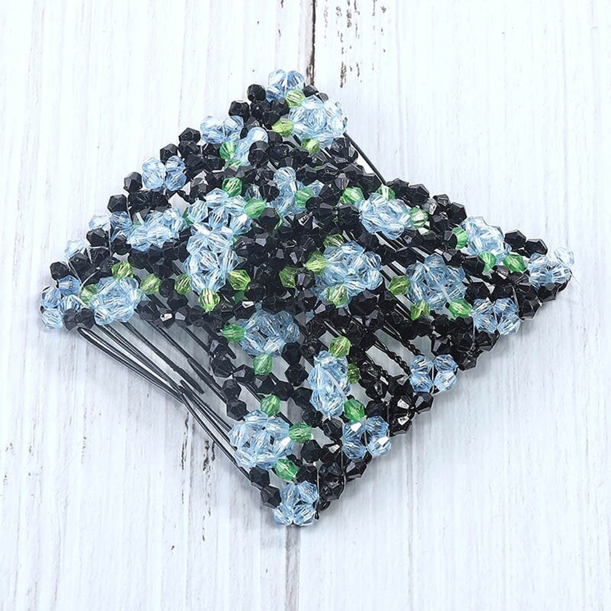Beaded Hair Comb Stretchable Magic Hair Clip For Secure All-Day Hold - Image 6