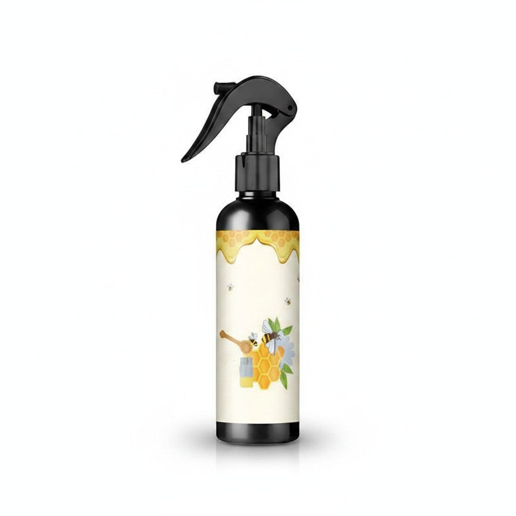 beeswax polish spray product photo on white background
