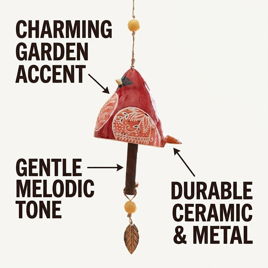 bird bell wind chime key benefits and features