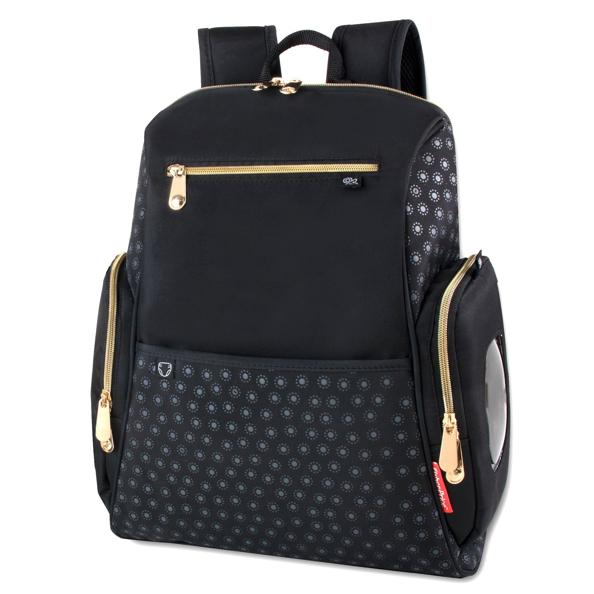 Black Backpack Diaper Bag Baby Essentials Changing Pad - Image 6