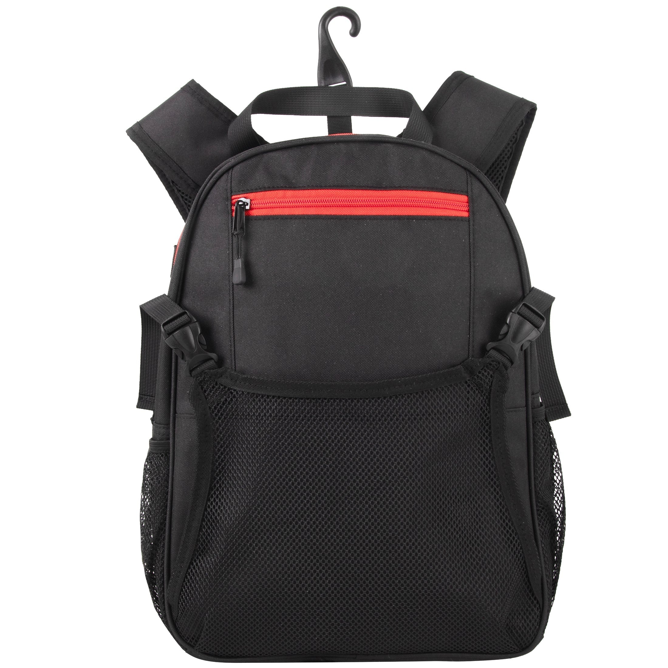 Black Backpack Sports Youth Baseball Bat Glove Pockets - Image 5