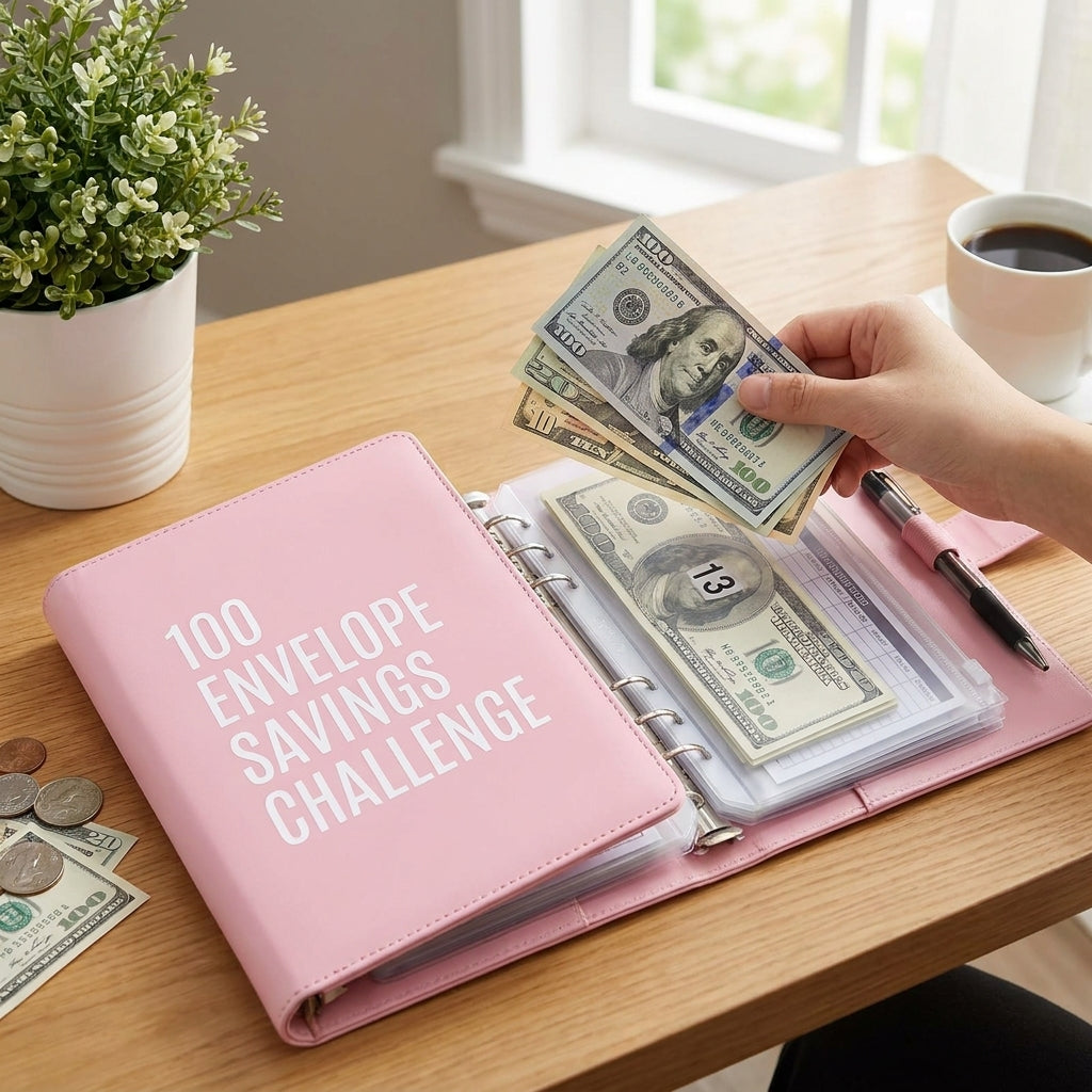 Budgeting Tool Budget Binder Savings Binder A6 Ring Binder - Image 1