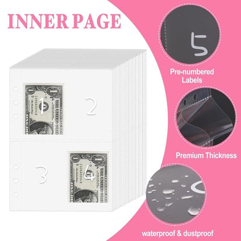Budgeting Tool Budget Binder Savings Binder A6 Ring Binder - Image 12