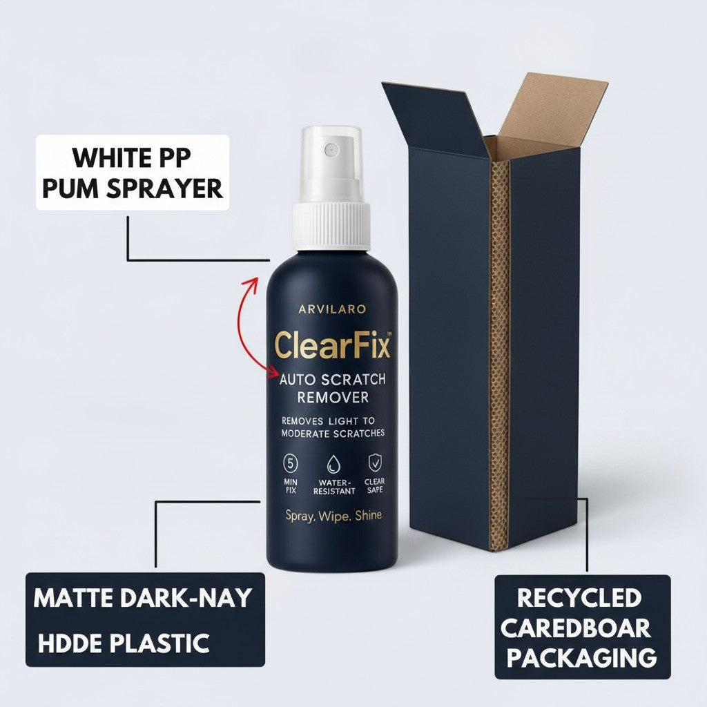 car scratch remover spray close-up construction and materials