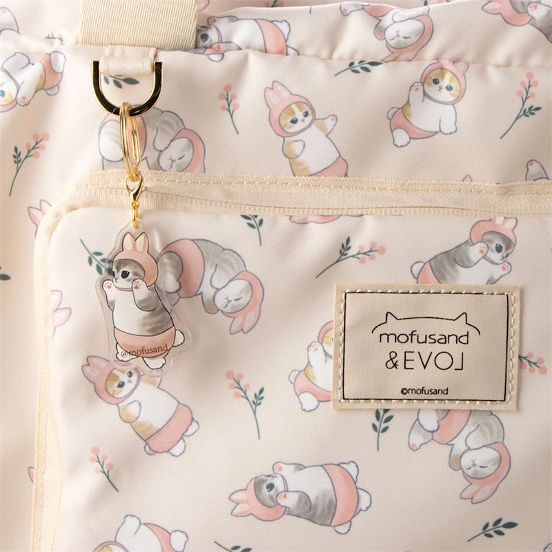 Character Print Travel Tote Bag Carry on with Shoulder Strap - Image 9