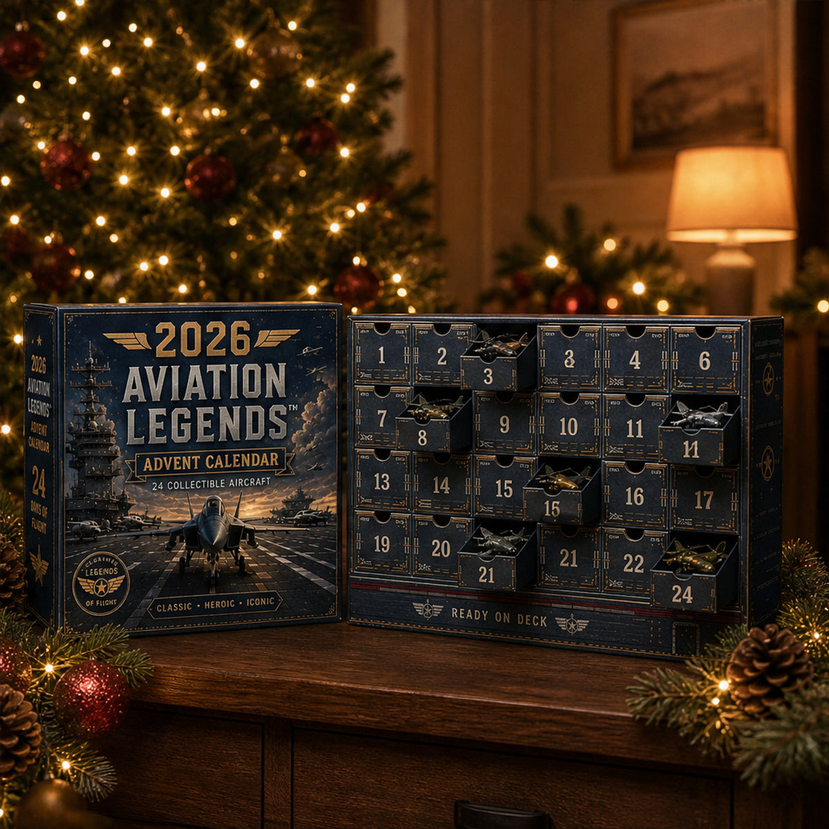 Christmas Advent Calendar Aviation Legends 24-Day Collectible Aircraft Countdown - Image 3