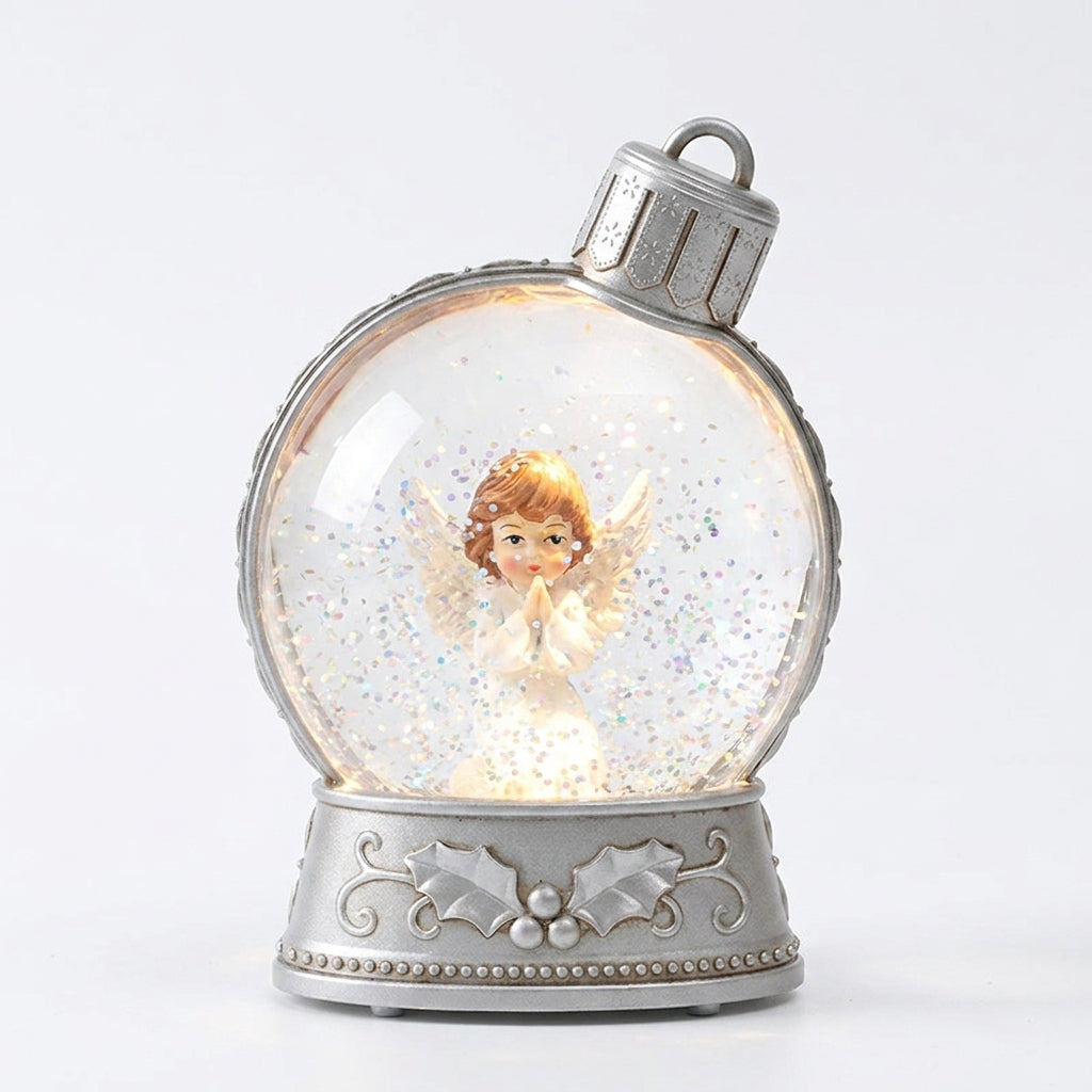 Christmas Decorations LED Light Snow Globe Glitter Christmas Scene - studio