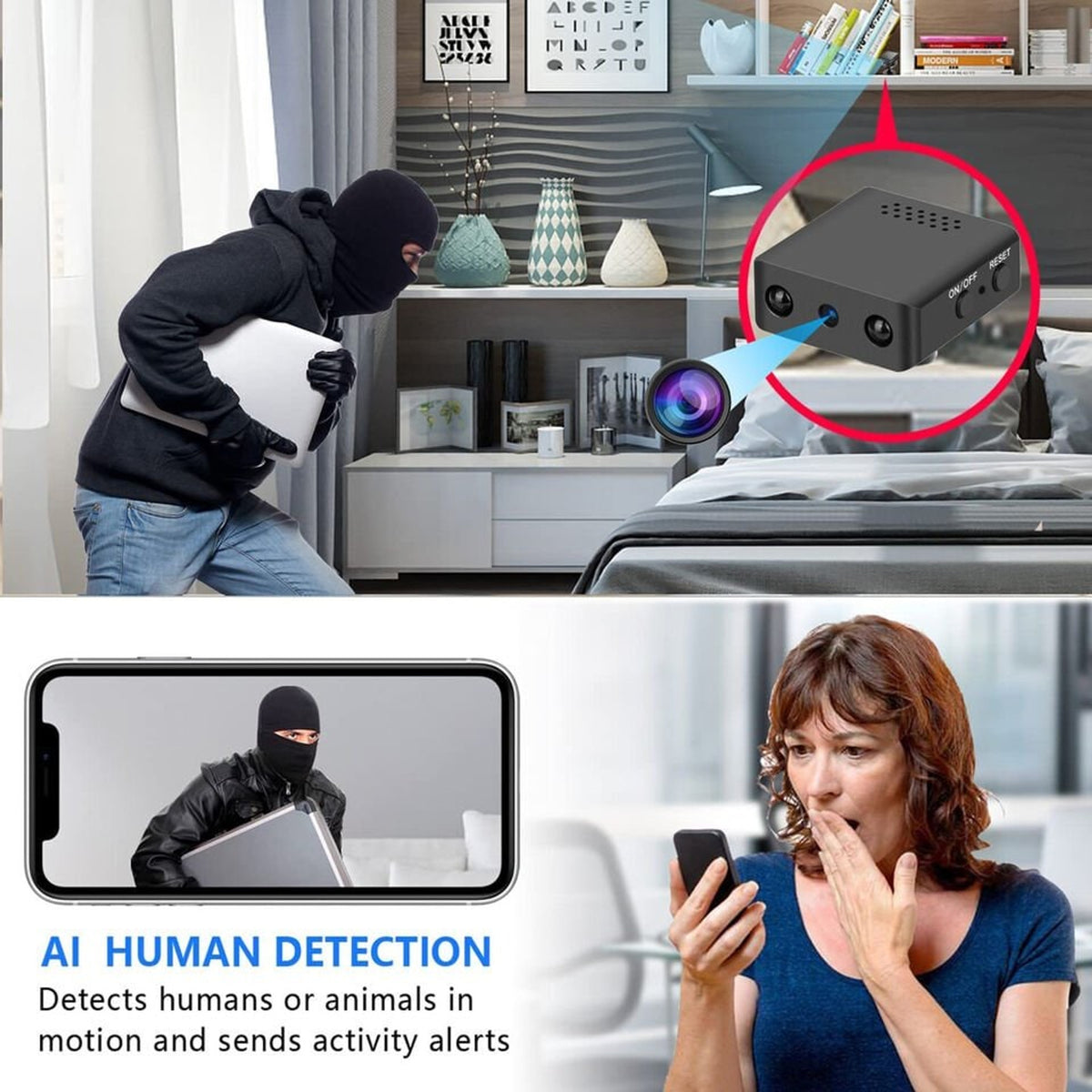 Compact Micro HD WiFi Security Camera With Night Vision And Audio - Image 5