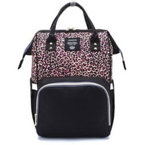 Convertible Diaper Bag Backpack Heathered Grey, Pink, Or Black - Image 28
