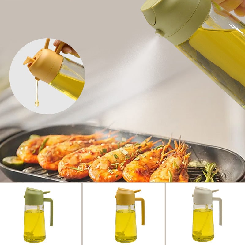 Cooking Oil Kitchen Oil Oil Dispenser Glass Oil and Vinegar Bottle - Image 10