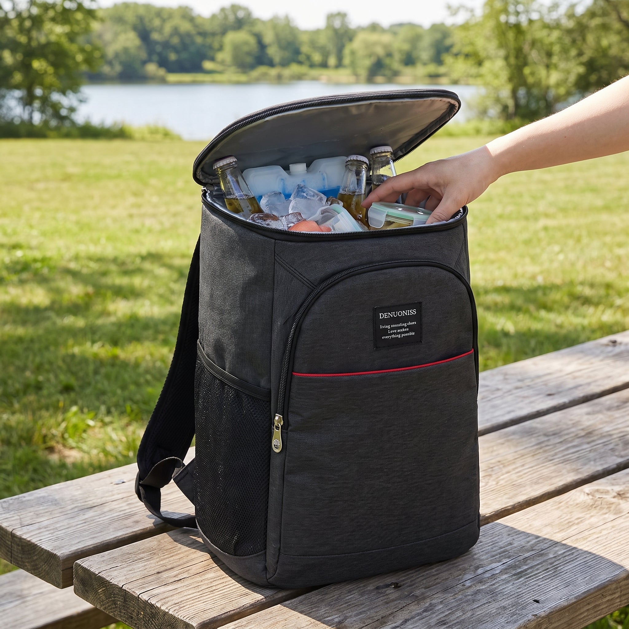 Lunch Bag Insulated Cooler Backpack Portable Soft - hero