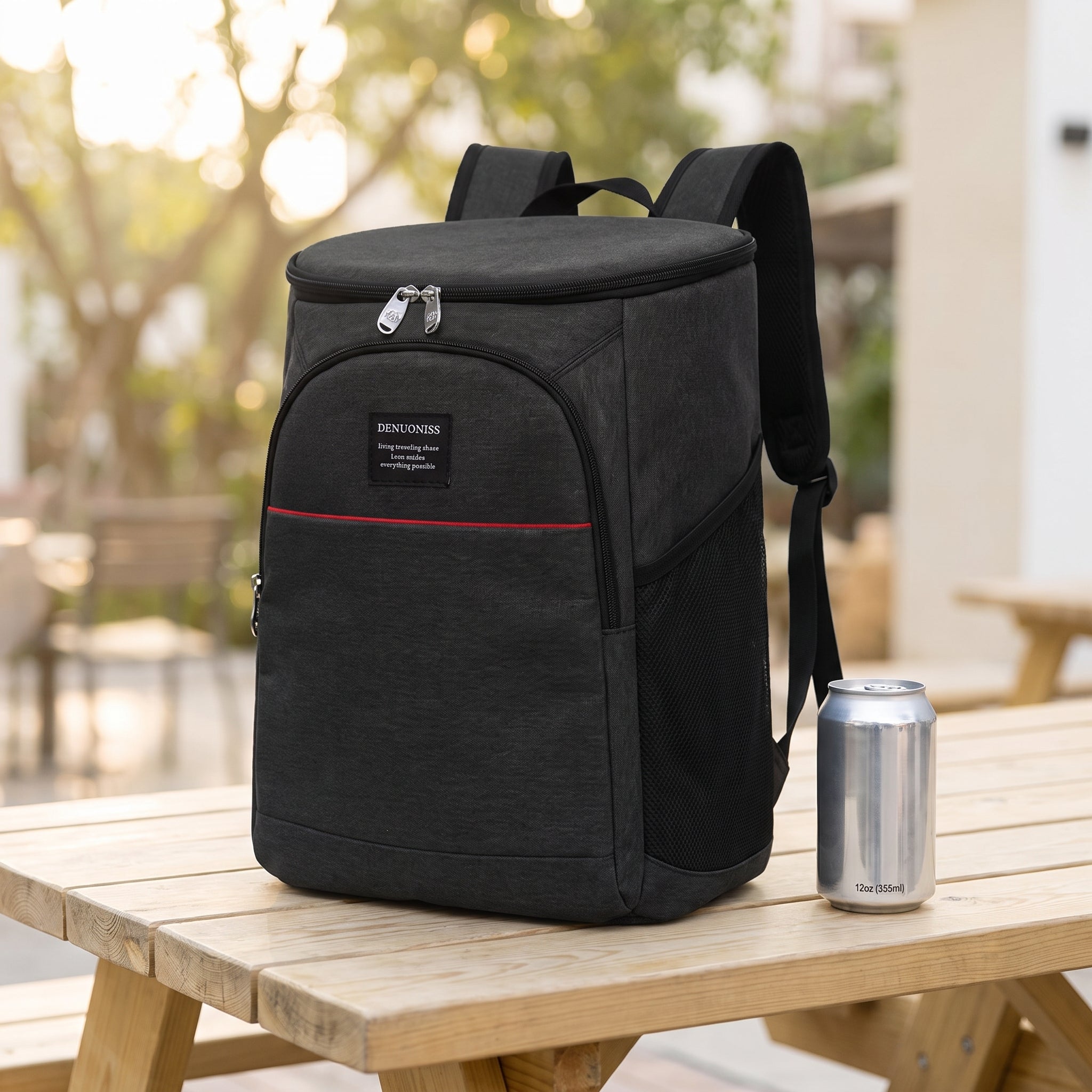 Lunch Bag Insulated Cooler Backpack Portable Soft - scale