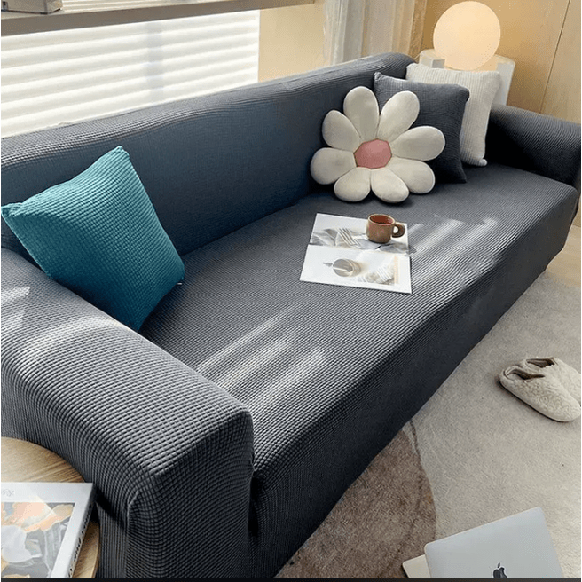 Couch Cover Stretch Sofa Cover Washable Textured Washable Sofa Cover - Image 1