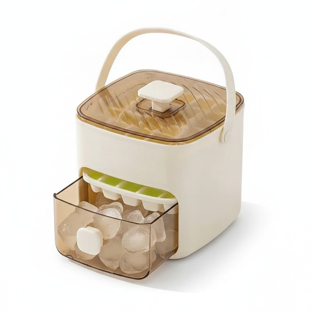 ice cube tray product photo on white background