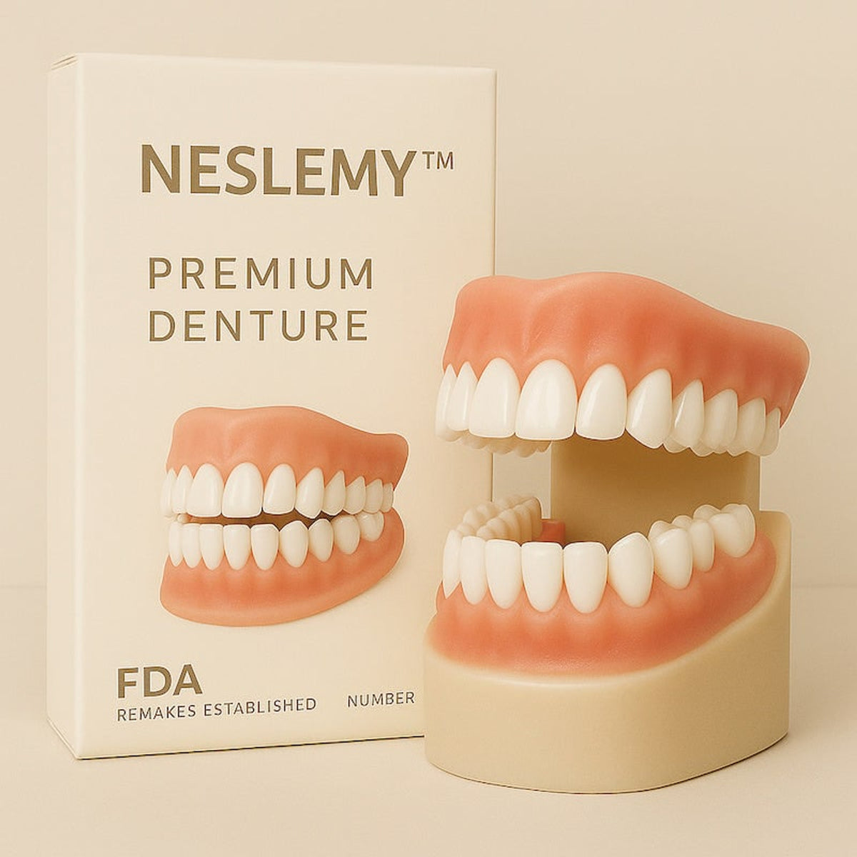 Denture Appliance For A Secure Natural Smile You Mold At Home - Image 1