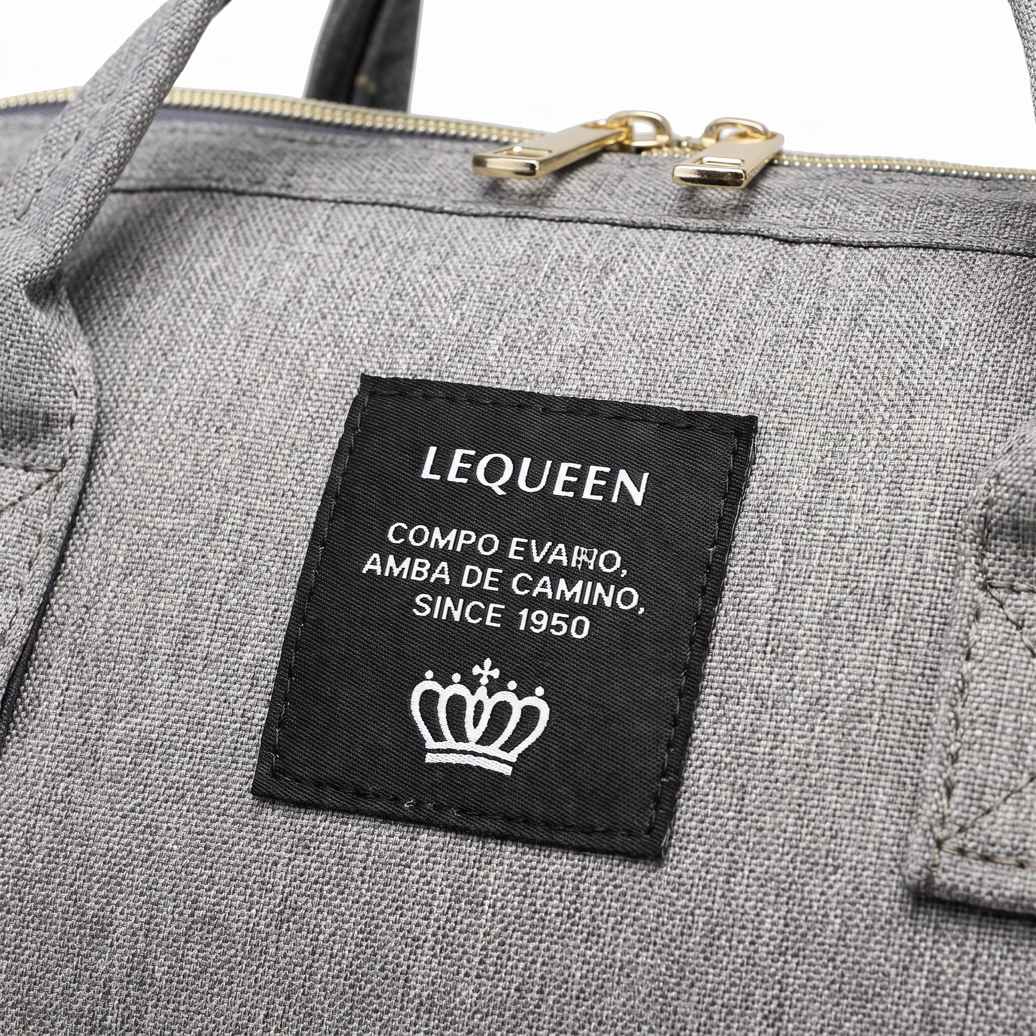 Convertible Diaper Bag Backpack Heathered Grey, Pink, Or Black - detail