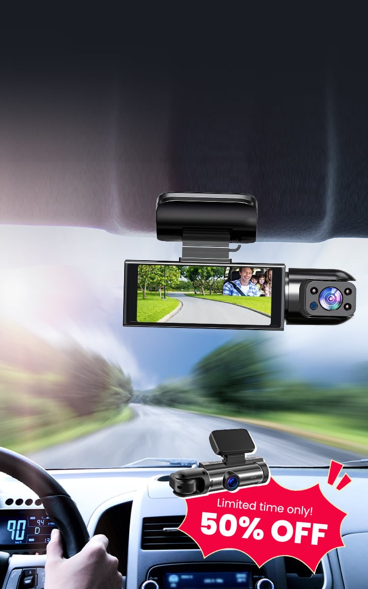 Dual Dash Cam RoadGuard Ultimate Dashcam Companion - Image 1