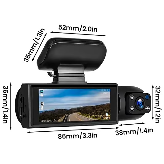 Dual Dash Cam RoadGuard Ultimate Dashcam Companion - Image 9