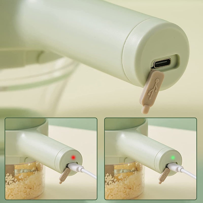 Electric Food Chopper Mini Processor Portable Garlic - Image 5