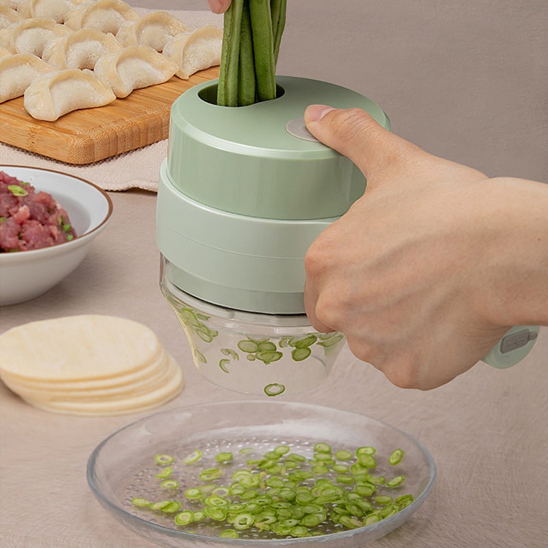 Electric Food Chopper Mini Processor Portable Garlic - Image 6