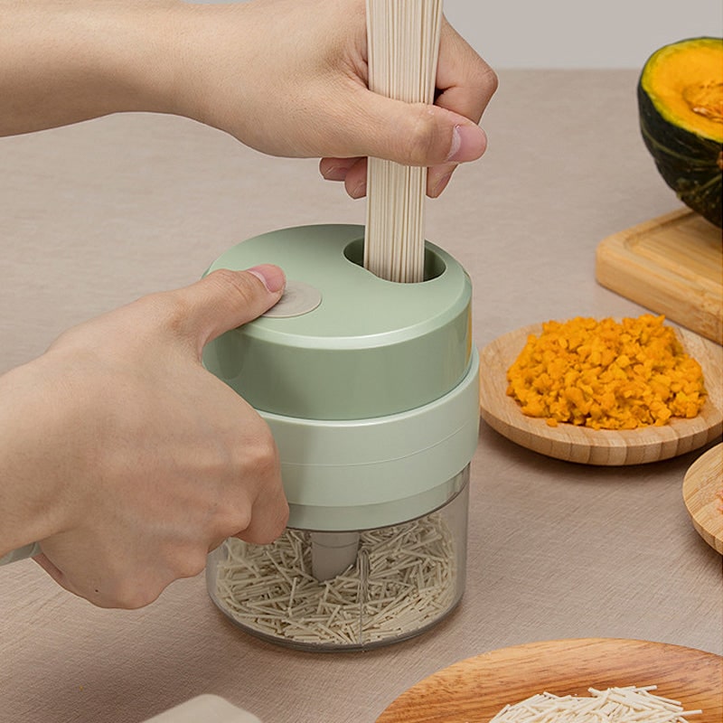 Electric Food Chopper Mini Processor Portable Garlic - Image 7