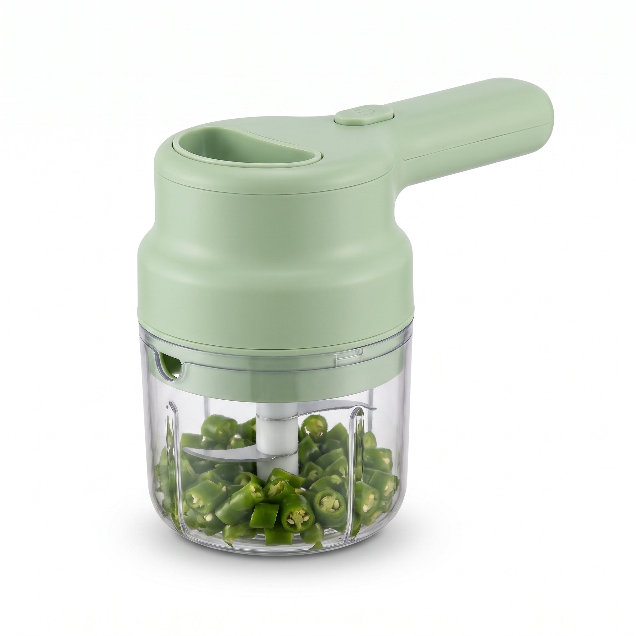 Electric Food Chopper Mini Processor Portable Garlic - studio