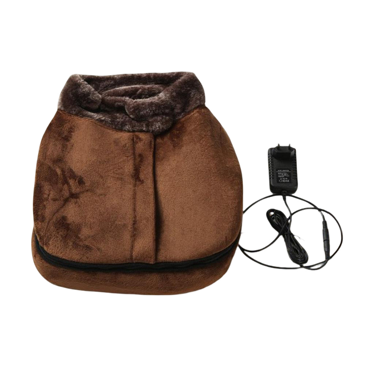 Electric Foot Massager With Heat Shiatsu Vibration And Plush Design To Soothe Tired Feet - Image 4