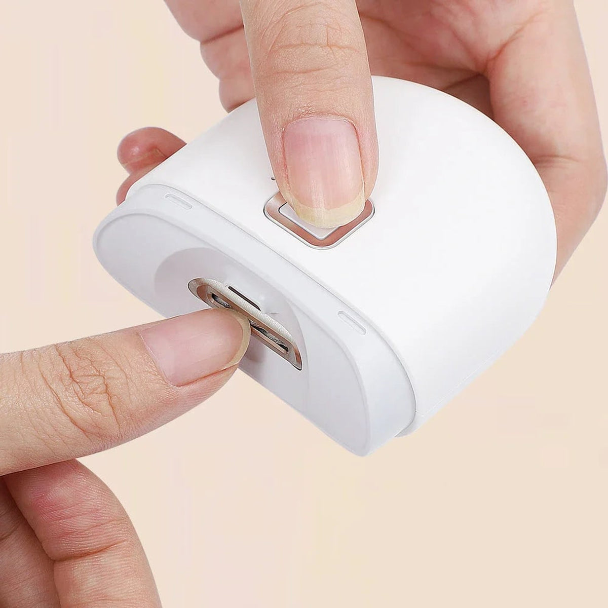 Electric Nail Clipper With Night Light Rechargeable Automatic Trimmer For Safe Manicure At Home - Image 1