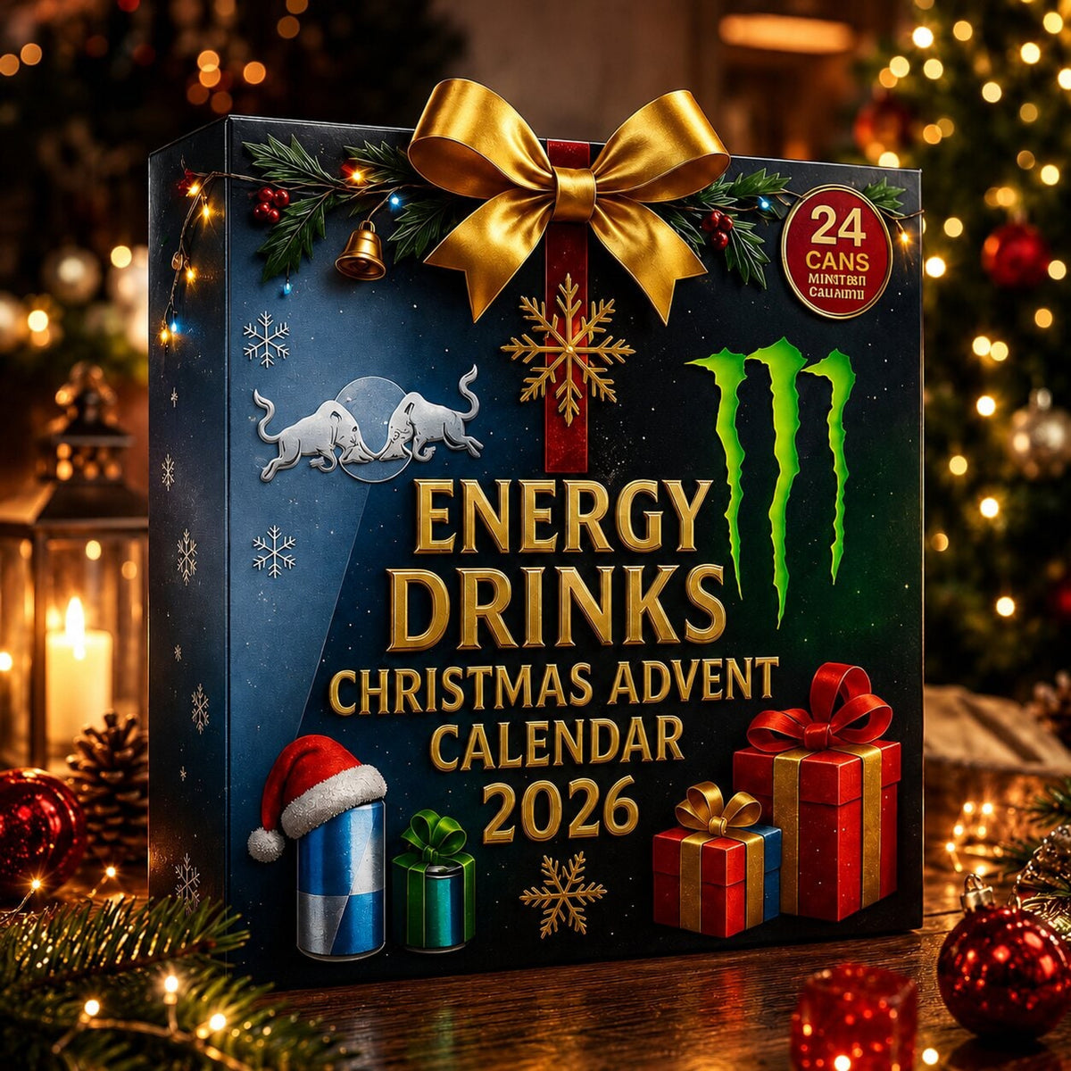 Energy Drink Advent Calendar 24 Days Christmas Gift - Image 5