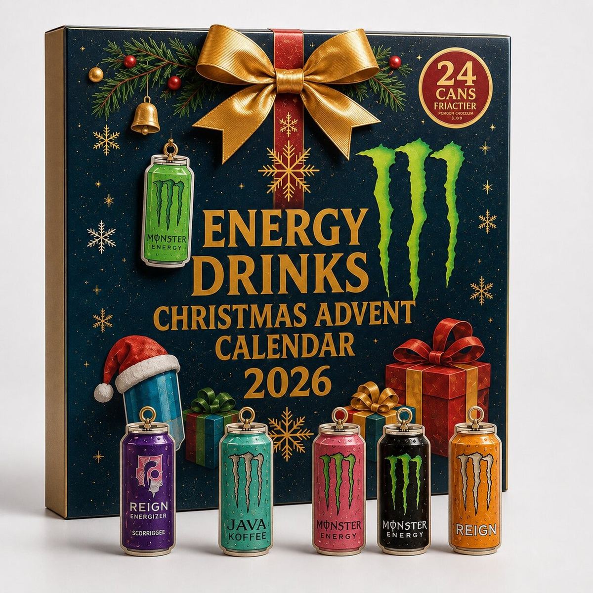 Energy Drink Advent Calendar 24 Days Christmas Gift - Image 7