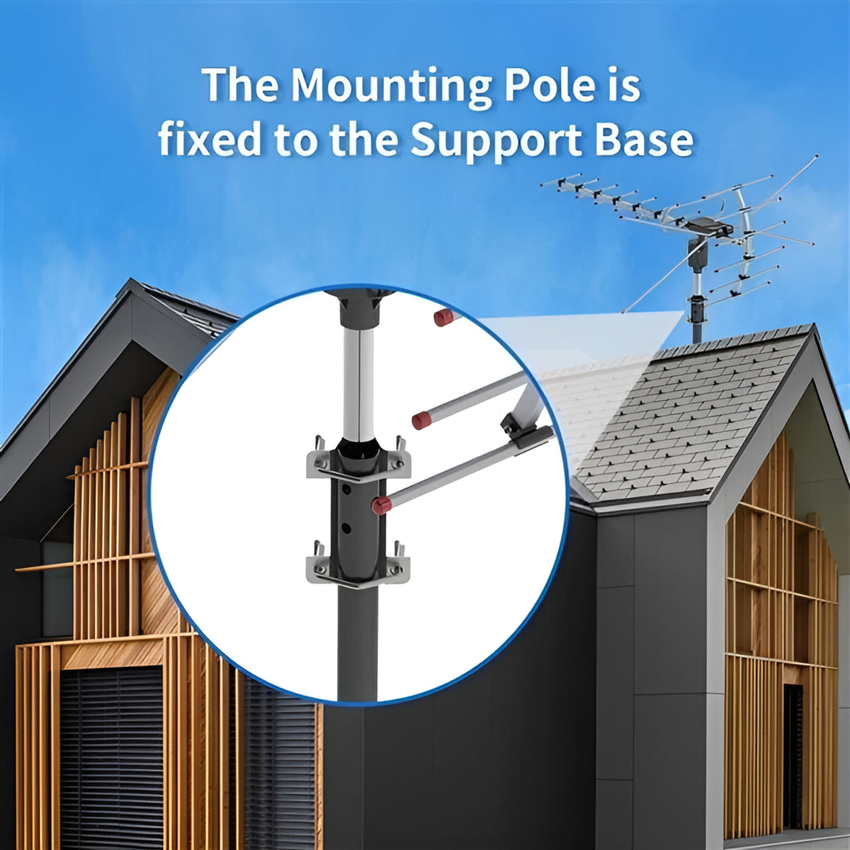 Extra Range 2025 Digital Outdoor HD TV Antenna With Full 360 Directional Motor - Image 4