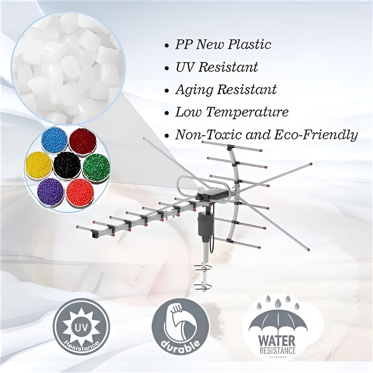Extra Range 2025 Digital Outdoor HD TV Antenna With Full 360 Directional Motor - Image 7