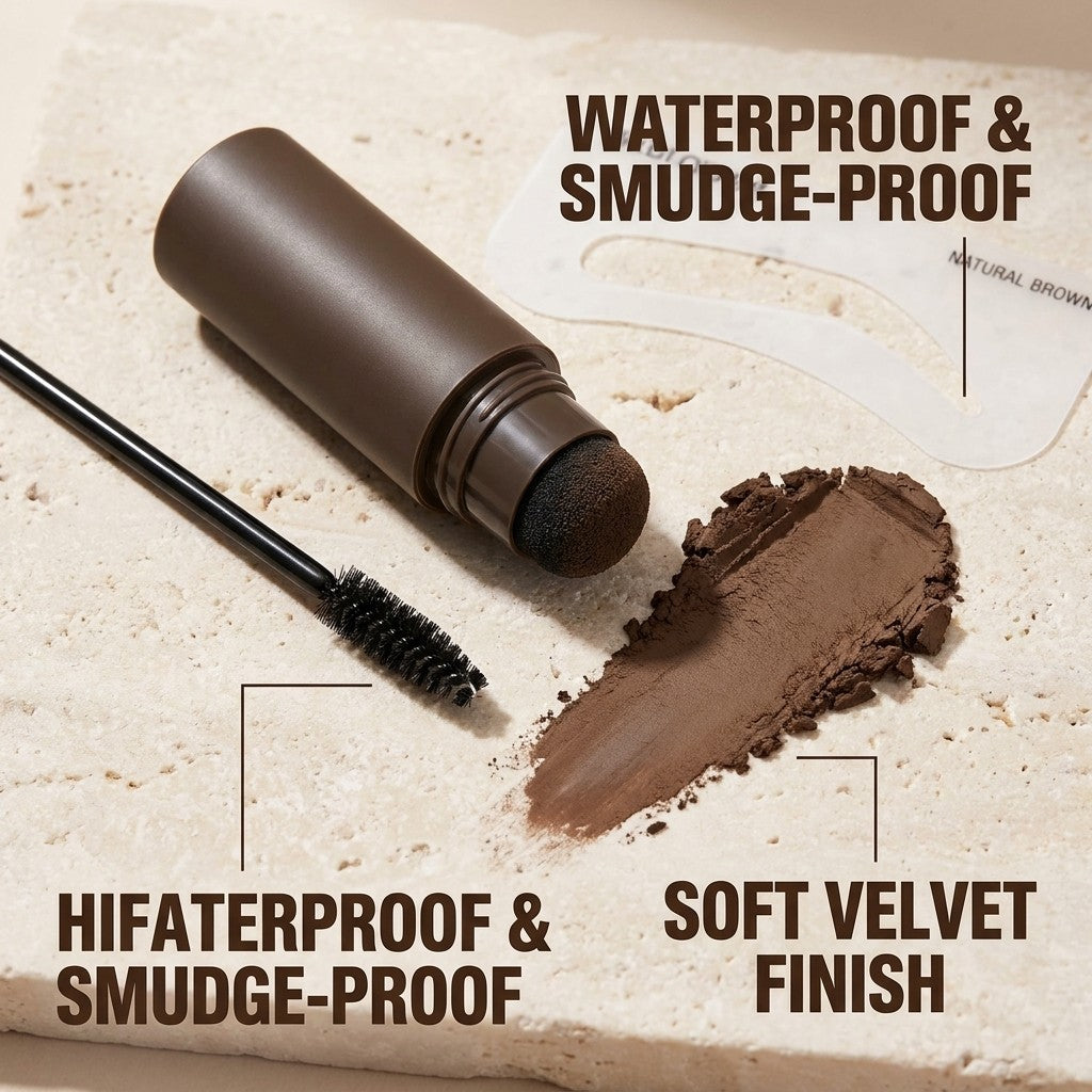 eyebrow stamp kit texture and key ingredients