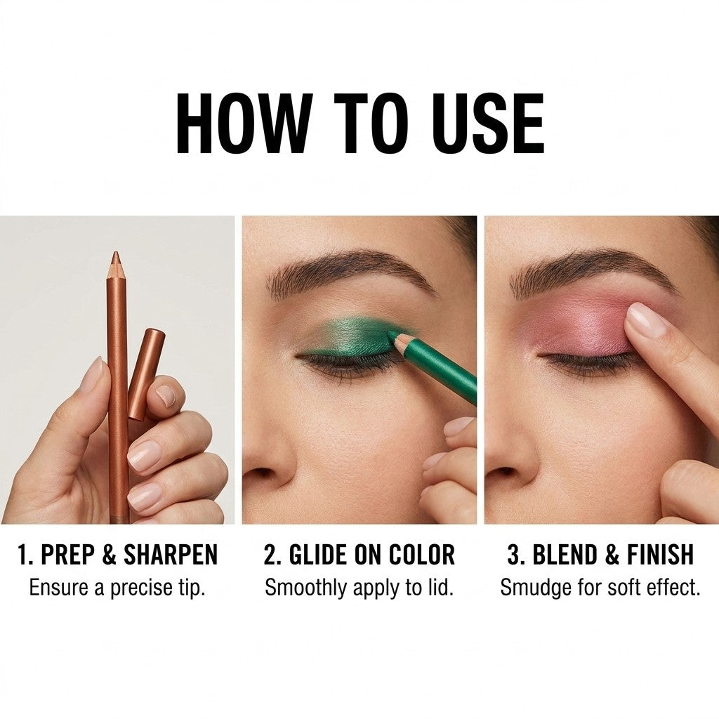 Eyeshadow Stick Set, 4-in-1 Cream Shimmer Eye Makeup Pens, Waterproof Eyeliner Lip Brow Multi-Stick benefits