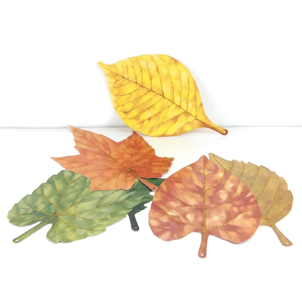 Fall Decor Home Decorations Assorted Leaves Garland Banner - studio