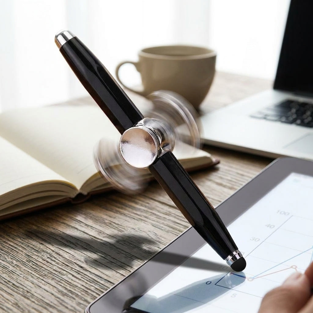 Office Supplies Ballpoint Pen Fidget Pen Metal Multi Function Stylus - Image 12