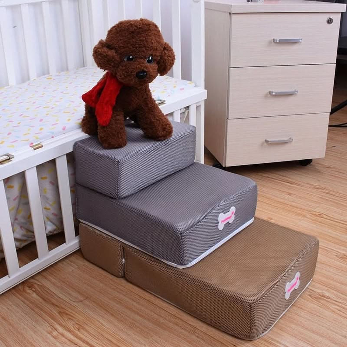 Foam Mesh Fabric Pet Access Steps - Image 6