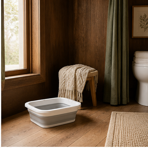 Foldable Foot Spa Tub With Acupressure Massage Nodules For Soaking Tired Feet At Home - Image 9