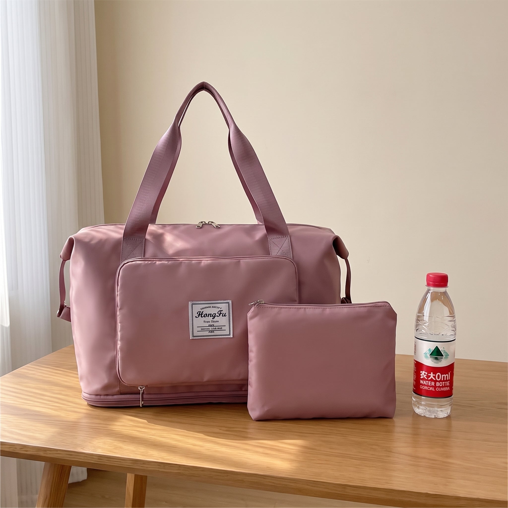 Travel Bag Gym Weekender Foldable Duffel Trolley Sleeve - scale