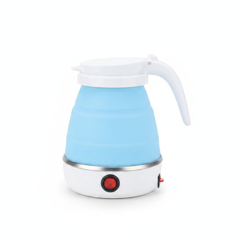 folding electric kettle product photo on white background