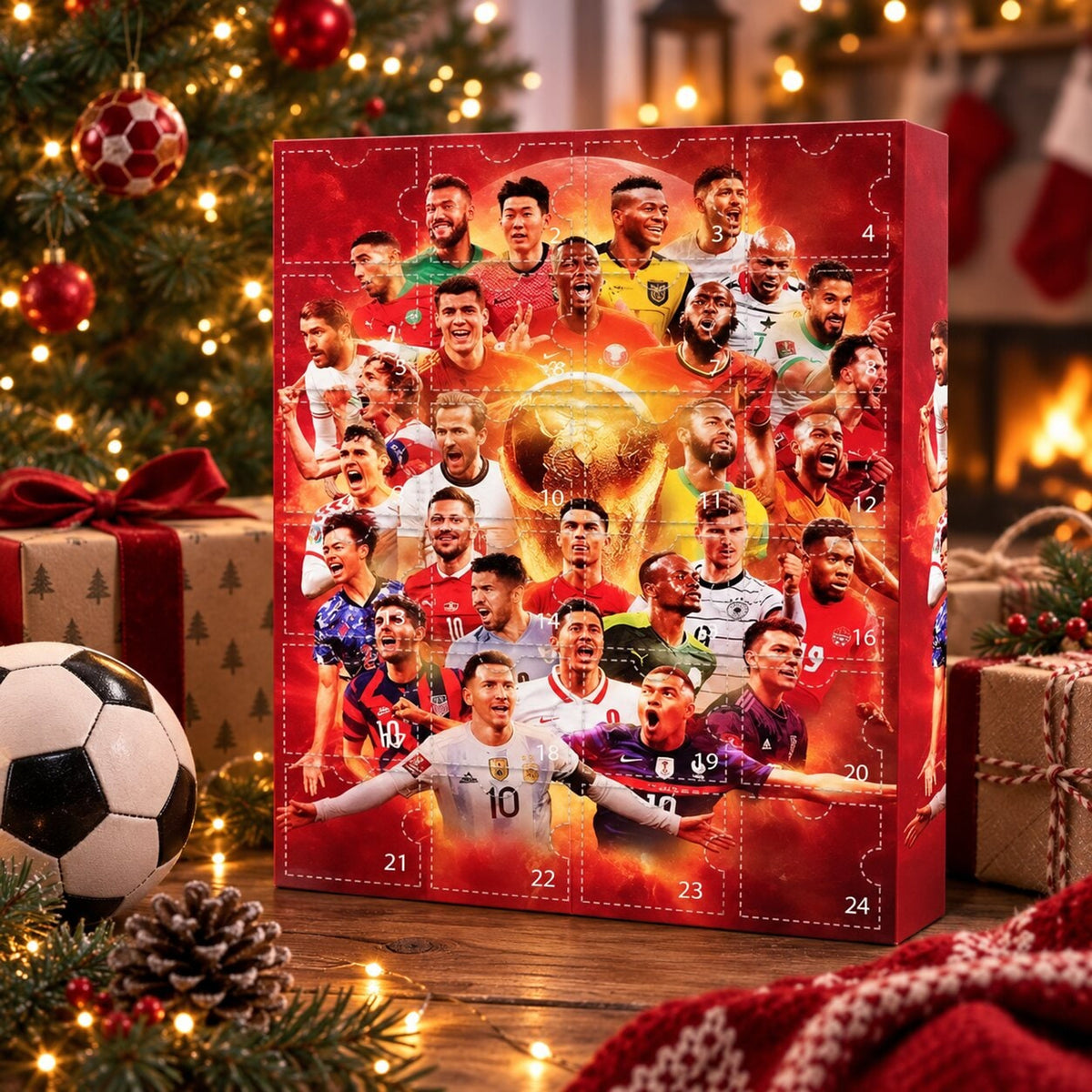 Football Advent Calendar For Kids With 24 Christmas Surprises - Image 2