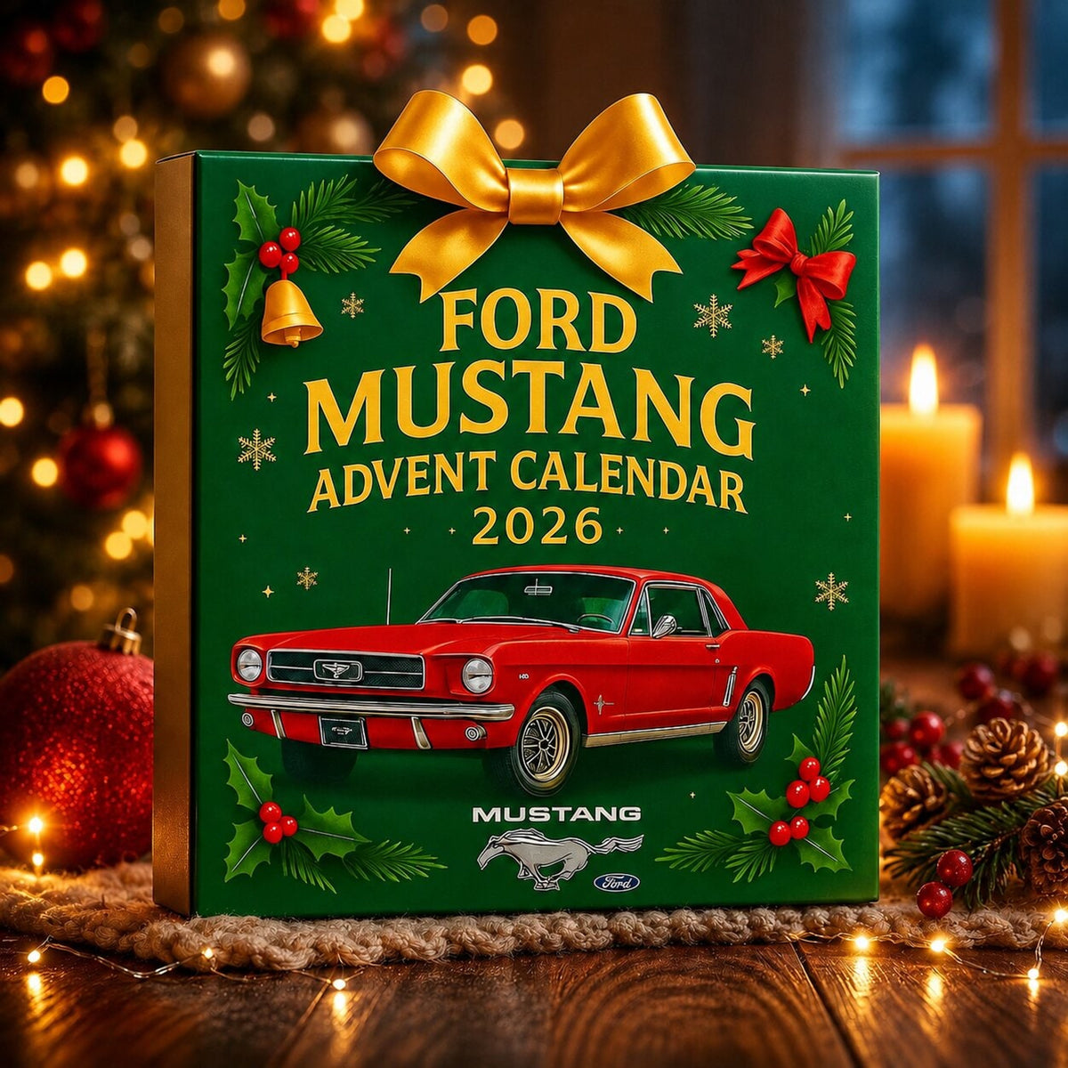 Ford Mustang Advent Calendar 2026 With 24 Miniature Model Cars - Image 3